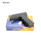 Ultra High Voltage Electric Shock Gun Outdoor Defense Electric Shock Stun Gun Women Self-defense Electric Shock Flashlight LED Rechargeable Flashlight CR6