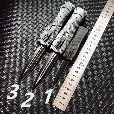 Mountain climbing outdoor survival props Outdoor fishing gear Survival EDC Black Blade Navy Camouflage Handle Pocket Collectibles