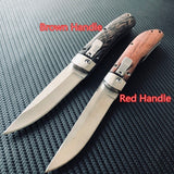 Tactical Gear AUTO Fixed Blade EDC Survival Knives Spring Assisted Knife Outdoor Camping Combat Hunting Knife
