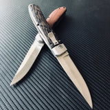 Tactical Gear AUTO Fixed Blade EDC Survival Knives Spring Assisted Knife Outdoor Camping Combat Hunting Knife
