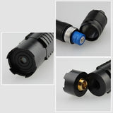 450nm High Power Blue/Green Light Laser Pointer Pen Adjustable Beam Burning Match + 5 Star Caps + Charger +2*14500 Battery | POPOTR™