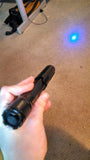 450nm High Power Blue/Green Light Laser Pointer Pen Adjustable Beam Burning Match + 5 Star Caps + Charger +2*14500 Battery | POPOTR™