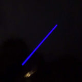Blue Light Laser Pointer Pen 450nm Adjustable Beam Burning Match + 5 Star caps