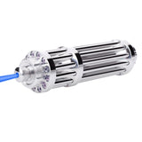 High Power Laser Pointer Pen Ignition Laser Flashlight Irradiate 5000m Laser Pen with Battery + Battery Charger + Protective Glasses + 5 Replacement head
