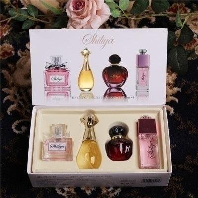4*25ML Women&#39;s Persistent Light Floral Fragrance Perfume Female Persistent Light Perfume