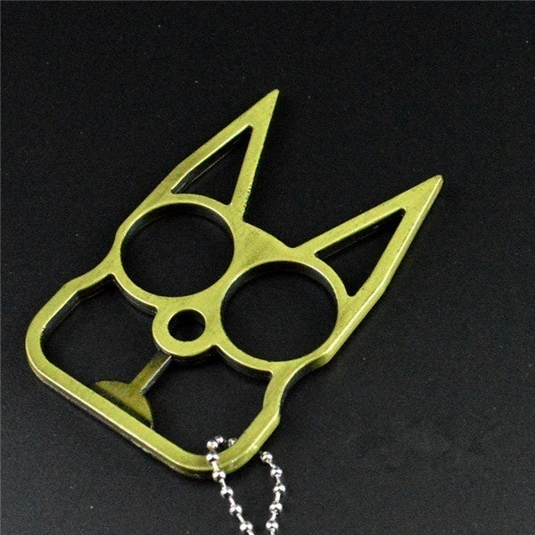 1 Pcs EDC Safety Survival Self Defense Ring Tool Finger Weapons Broken Windows Defence Knuckles Defense Survival Hammer U6ADSY822/z9