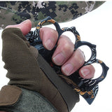 3D Ring Knife Brass Knuckles and Outdoor Multifunction Camping folding  Knife High Hard Pocket Knife Hiking Field Survival