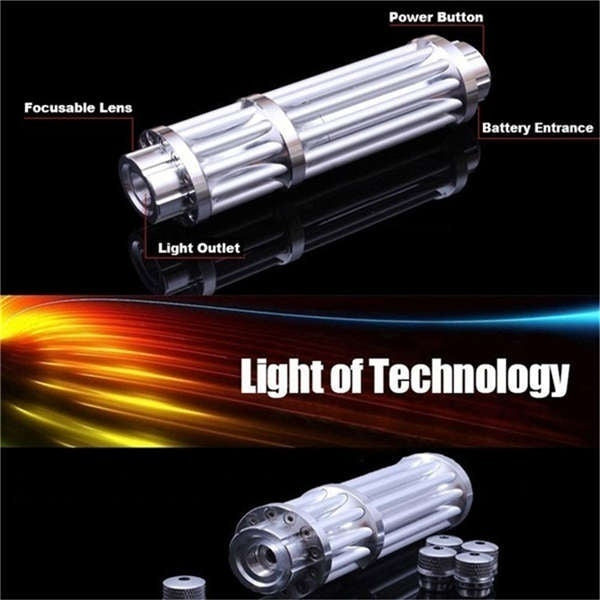 New Profession High Power Super Bright Blue/Green/Red Light Laser Pointer Pen Adjustable Beam Burning Match for 5000-10000 Meters