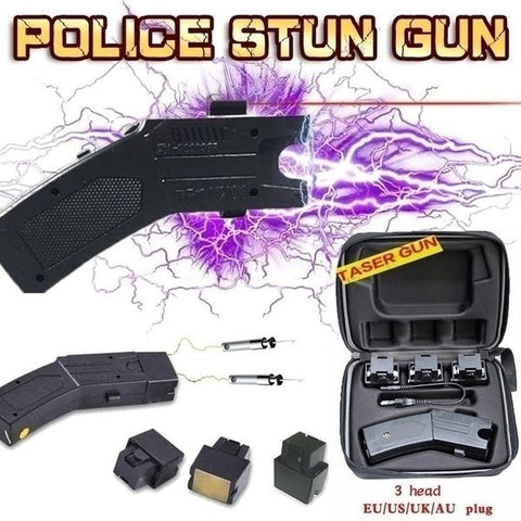 2025 Safety Self-defense Tools Women's Outdoor Camping Remote Electric Shock Stun Gun Super Bright Flashlight Multi-function Mini Rechargeable Taser Selfdefense Outdoor Rechargeable| POPOTR™