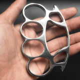 2020 New Arrival EDC Brass Knuckles Ring Alloy Knuckles Tactical Survival Multi-Functional Self Defense Tool Color Black Silver Gold (3 color 1pc/2pcs Optional)