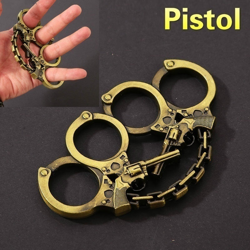 New Creative Skull or Scorpion or Dragon Shaped Outdoor Defence Rings Metal Knuckle Self-defense Equipment tool toy 7 Size Optional