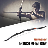 New Professional Durable Black 56'' 35lbs 45lbs 50lbs Sport Prop Hunting Shooting Training Set Bow Arrow