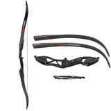 New Professional Durable Black 56'' 35lbs 45lbs 50lbs Sport Prop Hunting Shooting Training Set Bow Arrow