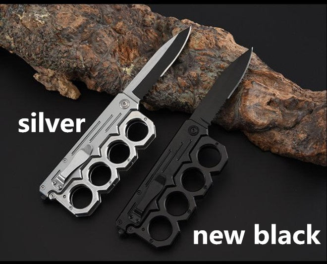 6 Styles TOP Quality Tactical Knife Spring Assisted Open Folding Knives Pocket Knuckle Handle Survival Camping Knife Fighting Hunting Knifes Self-defense Tools-