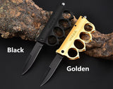 6 Styles TOP Quality Tactical Knife Spring Assisted Open Folding Knives Pocket Knuckle Handle Survival Camping Knife Fighting Hunting Knifes Self-defense Tools-