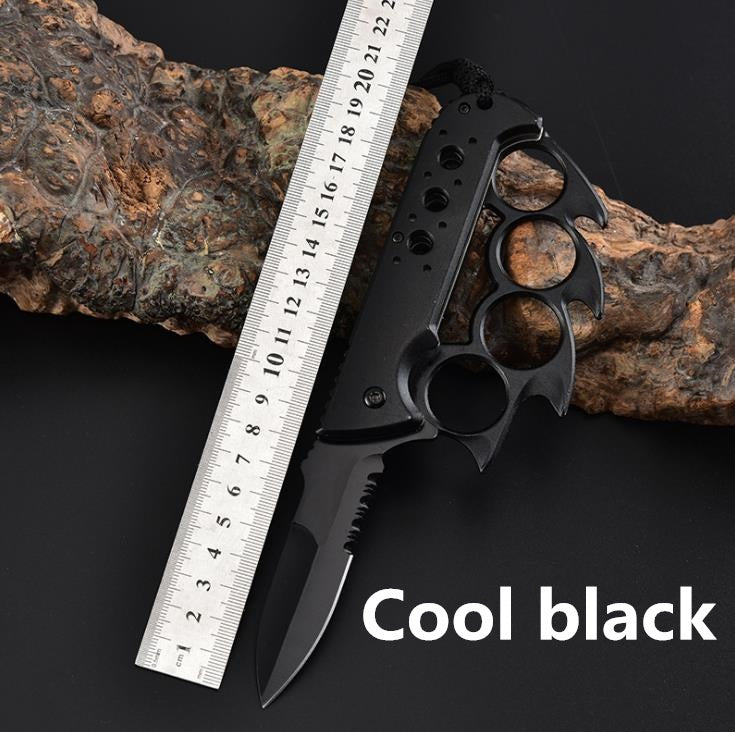 6 Styles TOP Quality Tactical Knife Spring Assisted Open Folding Knives Pocket Knuckle Handle Survival Camping Knife Fighting Hunting Knifes Self-defense Tools-
