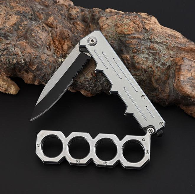 6 Styles TOP Quality Tactical Knife Spring Assisted Open Folding Knives Pocket Knuckle Handle Survival Camping Knife Fighting Hunting Knifes Self-defense Tools-