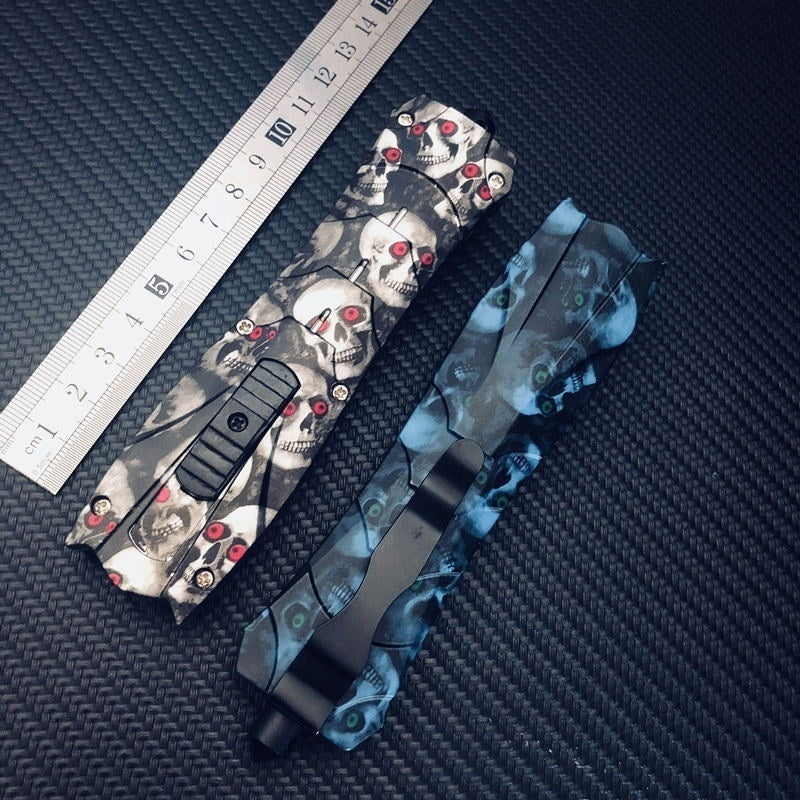 Fixed Blades Double Edge Survival Knifes   Camping Hunting Fishing Knifes   Safety Cutting Knives OTF EDC Spring Assisted Knife