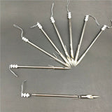 Hot Sale 14.5cm 10/20PCS~Slingshot shot Arrows metal bullet arrows Stainless steel Flying Fish darts Bow Tackle Accessory