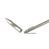 Hot Sale 14.5cm 10/20PCS~Slingshot shot Arrows metal bullet arrows Stainless steel Flying Fish darts Bow Tackle Accessory