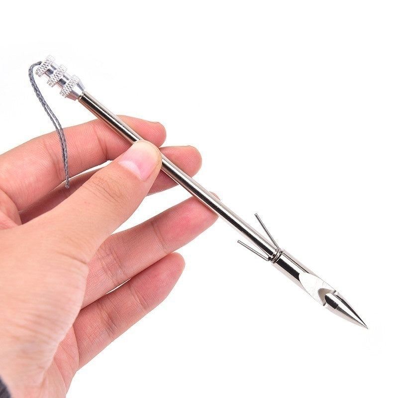 Hot Sale 14.5cm 10/20PCS~Slingshot shot Arrows metal bullet arrows Stainless steel Flying Fish darts Bow Tackle Accessory