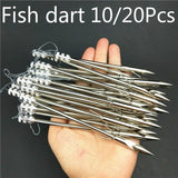 Hot Sale 14.5cm 10/20PCS~Slingshot shot Arrows metal bullet arrows Stainless steel Flying Fish darts Bow Tackle Accessory
