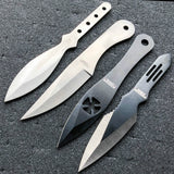 24Pcs MIX Ninja Hunting Knives Tactical Kunai Fixed Blade Na-ruto Throwing Knife Set with Sheath