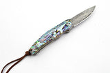 Handmade Damascus Handmade Folding Knife Mini Folding Knife Portable Multifunctional Outdoor Knife Fruit Knife