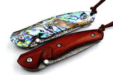 Handmade Damascus Handmade Folding Knife Mini Folding Knife Portable Multifunctional Outdoor Knife Fruit Knife