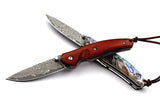 Handmade Damascus Handmade Folding Knife Mini Folding Knife Portable Multifunctional Outdoor Knife Fruit Knife