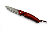 Handmade Damascus Handmade Folding Knife Mini Folding Knife Portable Multifunctional Outdoor Knife Fruit Knife