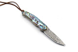 Handmade Damascus Handmade Folding Knife Mini Folding Knife Portable Multifunctional Outdoor Knife Fruit Knife