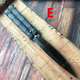 NEW! TOP Quality Pocket Practice Knife Tactical Butterfly Knives Very FAST Sharp Blade Camping Knifes Combat Hunting Knifes  Balisong Training KNIFE