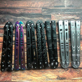 NEW! TOP Quality Pocket Practice Knife Tactical Butterfly Knives Very FAST Sharp Blade Camping Knifes Combat Hunting Knifes  Balisong Training KNIFE