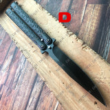NEW! TOP Quality Pocket Practice Knife Tactical Butterfly Knives Very FAST Sharp Blade Camping Knifes Combat Hunting Knifes  Balisong Training KNIFE