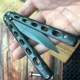 NEW! TOP Quality Pocket Practice Knife Tactical Butterfly Knives Very FAST Sharp Blade Camping Knifes Combat Hunting Knifes  Balisong Training KNIFE