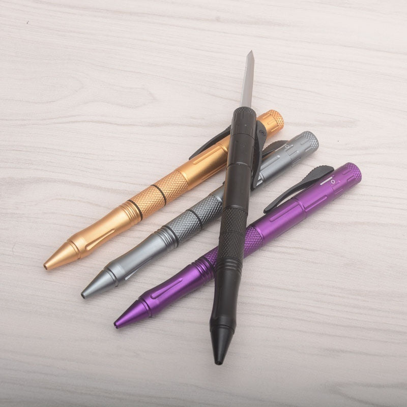 Multifunctional spring knife tactical OTF  multifunctional tool new self defense pen material  automatic knife aviation aluminum alloy camping