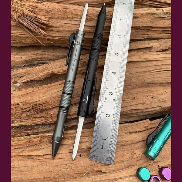 Multifunctional spring knife tactical OTF  multifunctional tool new self defense pen material  automatic knife aviation aluminum alloy camping