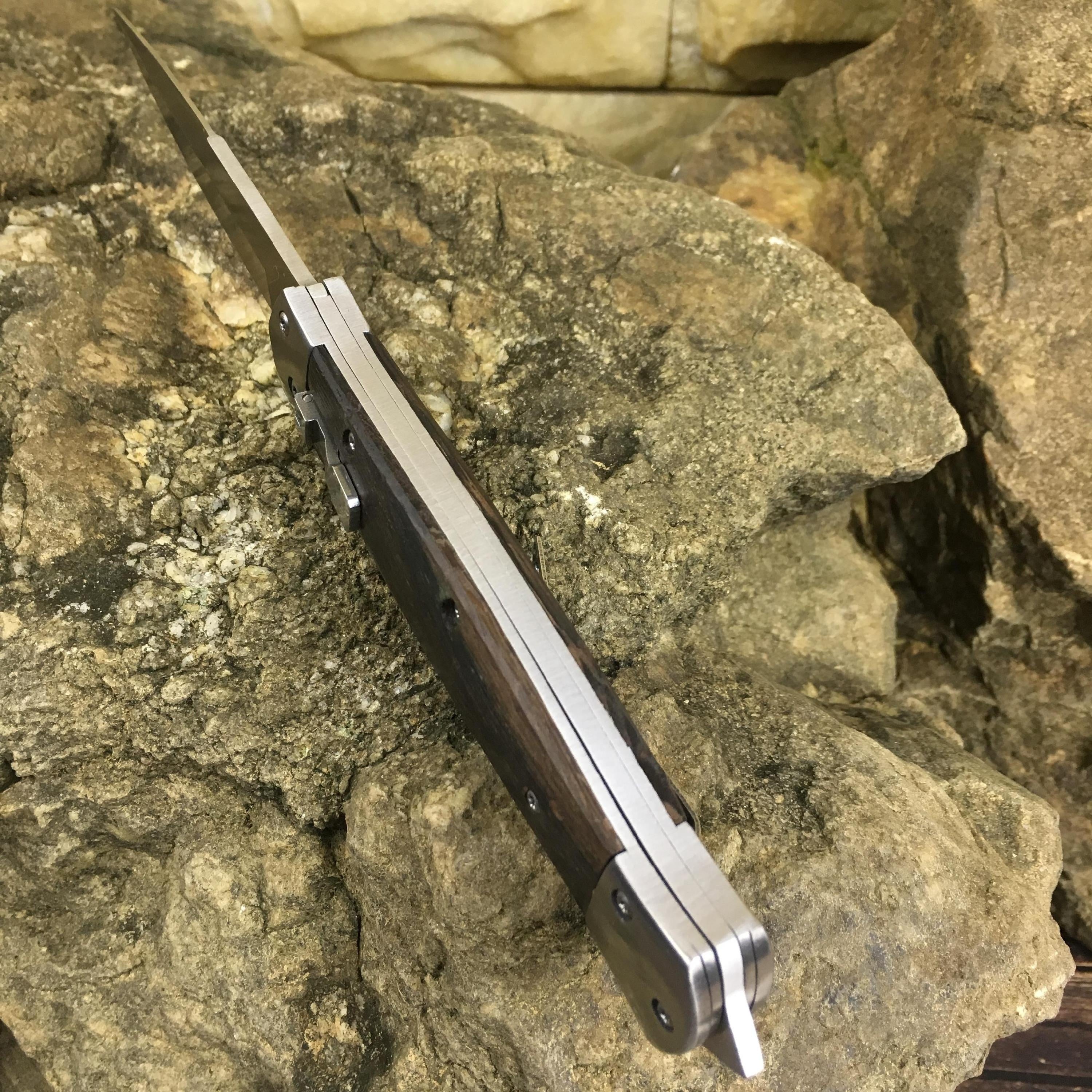 Stiletto KnifeTactical Gear AUTO folding Blade Outdoor Camping Combat Hunting Knife  EDC Survival Knives Spring Assisted Knife