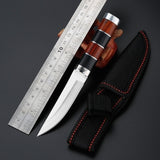Outdoor  Tooling Field High Hardness Sharp Tactical Knife  Wilderness Survival Straight Knife