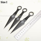 Combat Ninja Kunai with Nylon Sheath  3PCS Tactical Throwing Knife Set Stainless Steel Fixed Blade
