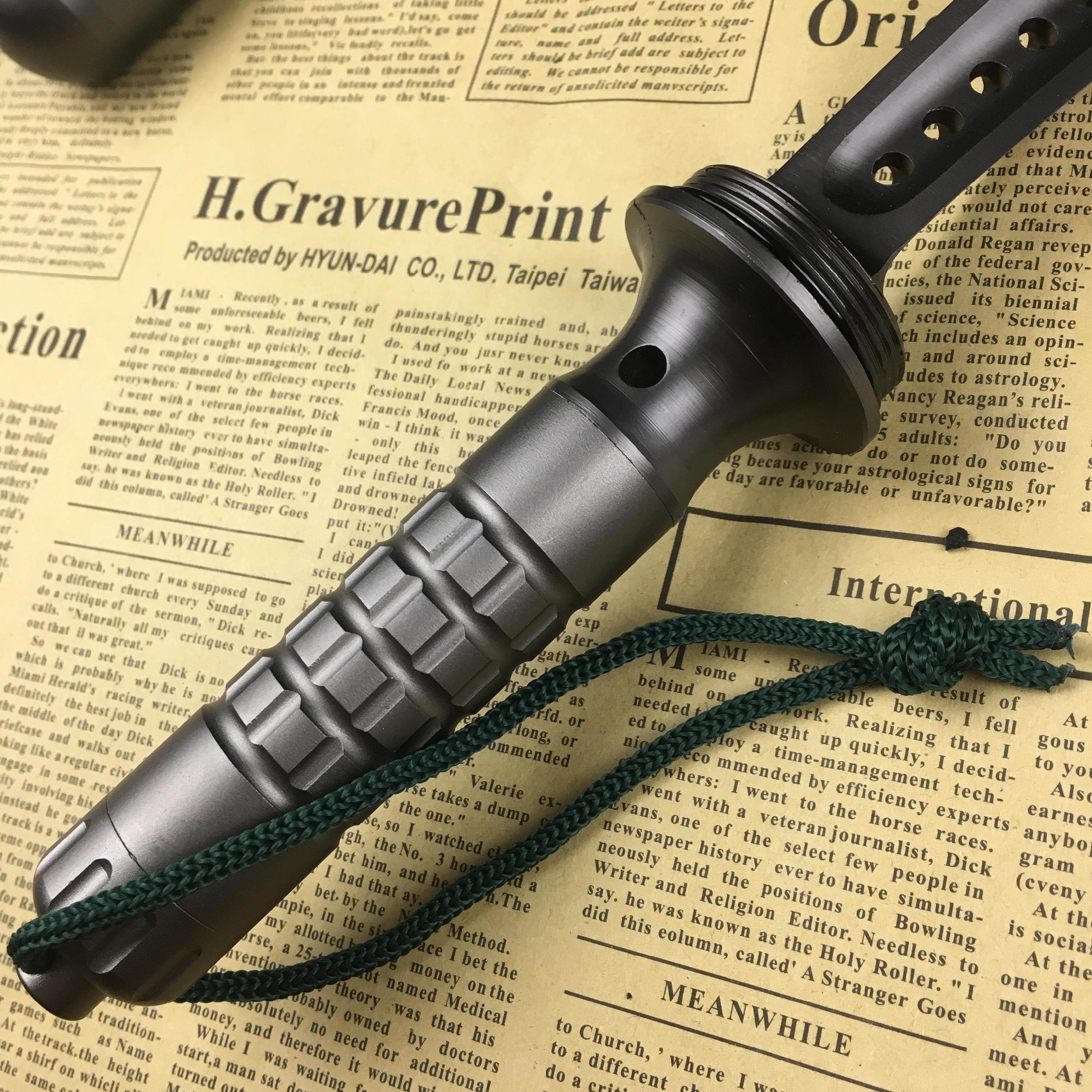"""13"""""""" Cyclone  New  TRI EDGE TACTICAL SURVIVAL Spiral Dagger Hunting Fixed Blade Knife with Pipe Sheath CHR"""