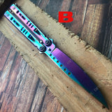Tactical Butterfly Knives Very FAST Sharp Blade Camping Knifes Balisong Training KNIFE  Combat Hunting Knifes  TOP Quality Pocket Practice Knife