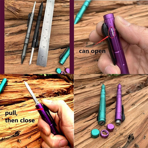 Multifunctional spring knife tactical OTF automatic knife aviation aluminum alloy camping multifunctional tool new self defense pen material
