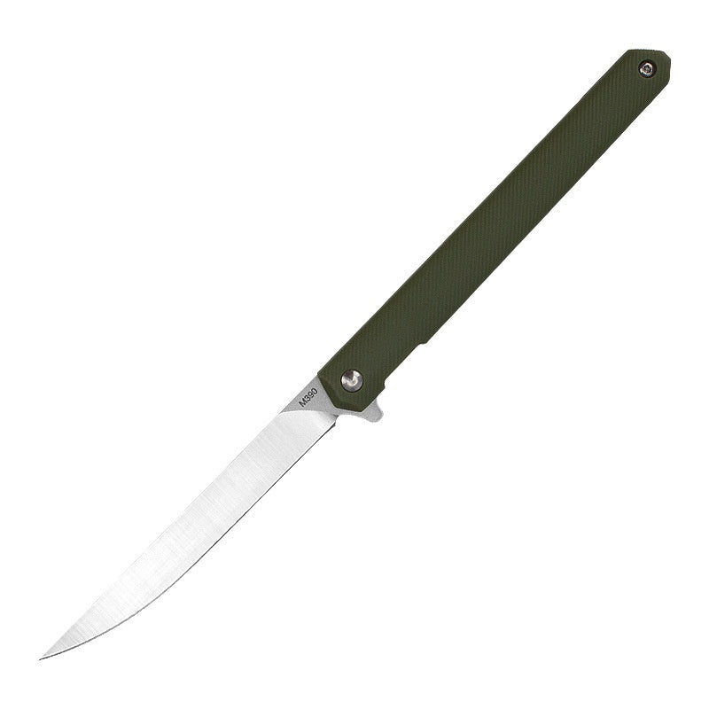 Outdoor Mini Knife Sharp Bearing Folding Knife Wilderness Survival Fruit Knife M390 Magic Pen Folding Knife