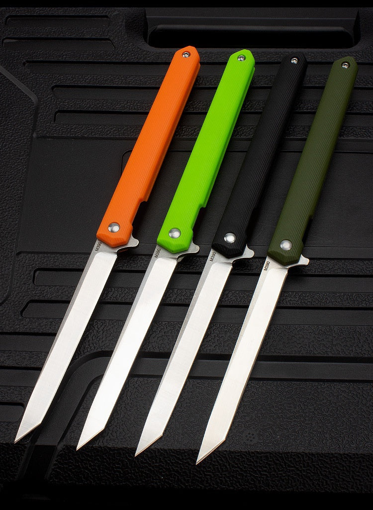Outdoor Mini Knife Sharp Bearing Folding Knife Wilderness Survival Fruit Knife M390 Magic Pen Folding Knife