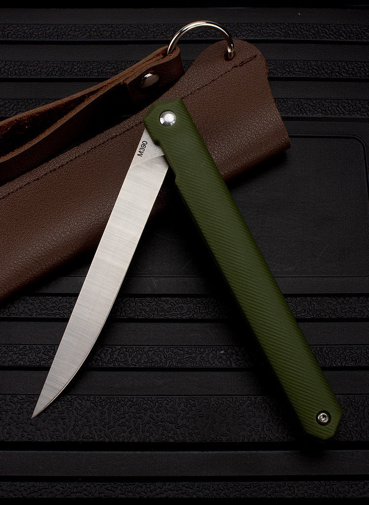 Outdoor Mini Knife Sharp Bearing Folding Knife Wilderness Survival Fruit Knife M390 Magic Pen Folding Knife