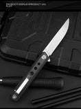 D2 High Hardness Folding Knife Carbon Fiber Exquisite Gift Knife Outdoor Wilderness Folding Knife Portable Pocket Knife