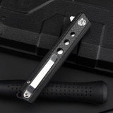 D2 High Hardness Folding Knife Carbon Fiber Exquisite Gift Knife Outdoor Wilderness Folding Knife Portable Pocket Knife