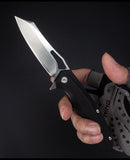 D2 steel high hardness stainless steel folding fruit knife outdoor camping multifunctional tactical survival folding knife